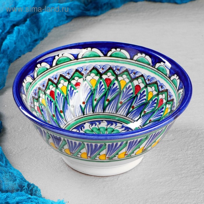 Коса Риштанская Керамика  Коса Риштанская Керамика "Узоры", 18 см, большая,  микс