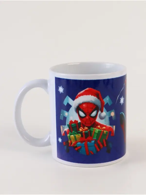 Кружка новогодняя сублимация 320 мл, Человек-паук Кружка новогодняя сублимация 320 мл, Человек-паук
