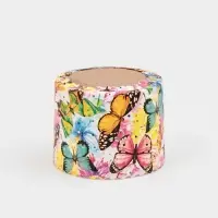 Форма для выпечки кулича бумажная Деко-про &laquo;Бабочки цветные&raquo;, 11&times;8.5 см, одноразовая, разноцветная