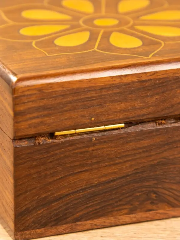 Шкатулка  Шкатулка "Цветок" 10х10х6 см, дерево шишам