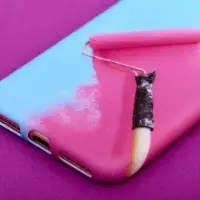 Чехол на телефон iPhone 7 «Раскрась», soft touch 6,5 × 14 см
