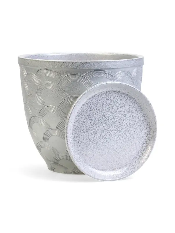 Горшок цветочный с поддоном 7,5 л, керамика  Горшок цветочный с поддоном 7,5 л, керамика "Узор" (М)