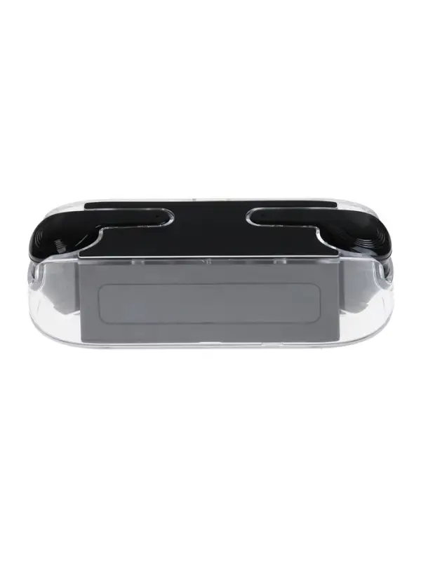 Наушники беспроводные KM12, TWS, вкладыши, Bluetooth 5.0, 30/200 мАч, чёрные в прозрачном кейсе