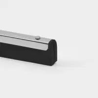 Водосгон для пола, основание нержавеющая сталь, стяжной хомут, 45 см