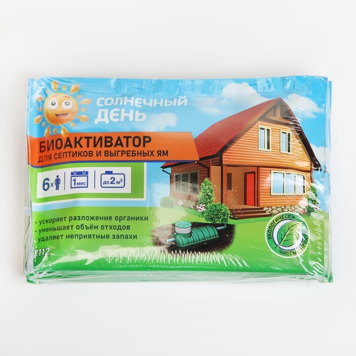 Биоактиватор для септиков и выгребных ям Доктор Робик, 4 шт по75 гр Биоактиватор для септиков и выгребных ям Доктор Робик, 4 шт по75 гр