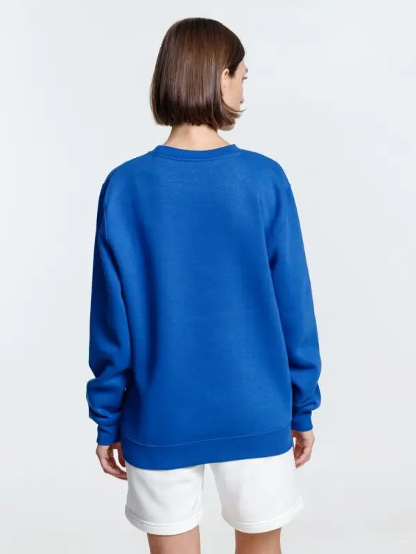 Свитшот унисекс Delta, ярко-синий, размер L