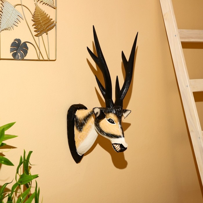 Панно настенное  Панно настенное "Газель" албезия 30х20х40 см