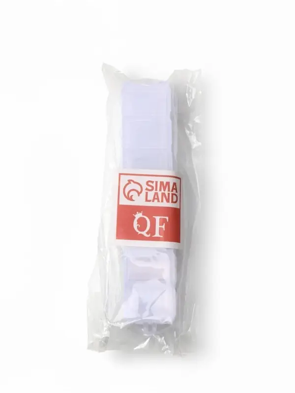 Органайзер для хранения мелочей QF, с подвесом, 2 шт., 14 ячеек, 15.2&times;3.2&times;1.8 см, прозрачный