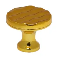 Ручка кнопка CAPPIO RK001, d=32 мм, цвет золото, набор 10 шт.