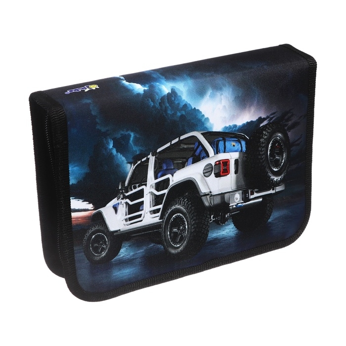 Пенал 1 секция, 140 х 200 х 40 мм, 2 откидные планки, тканевый, ПКТ 09-20 Пенал 1 секция, 140 х 200 х 40 мм, 2 откидные планки, тканевый, ПКТ 09-20 "Джип"