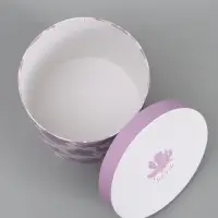 Набор шляпных коробок 5 в 1 &laquo;Нежные лилии&raquo;, 13 &times; 14 ‒ 19.5 &times; 22 см