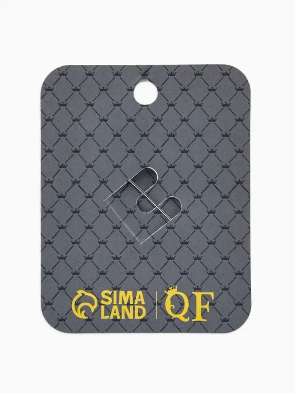 Брошь &laquo;Конфета&raquo; кристалл сердце, цвет голубой в серебре