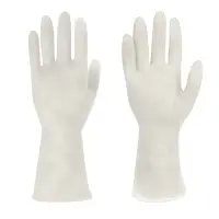 Перчатки хозяйственные ультра-прочные, тм VETTA, ПВХ, 55 гр, размер M, цвет белый, поливинилхлорид