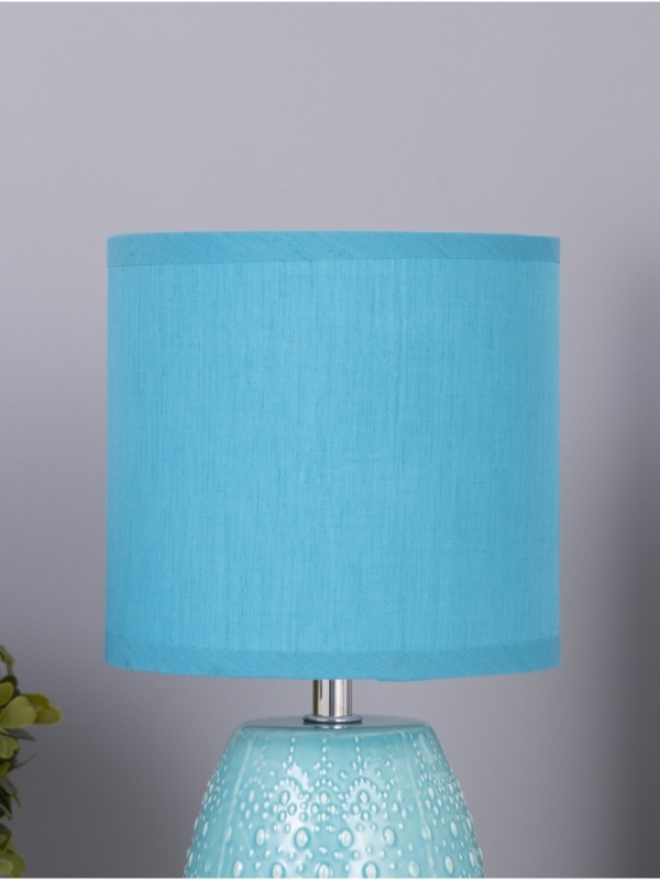 Лампа настольная Лампа настольная "Масаки" 1х40Вт Е14 синий 15х15х30см