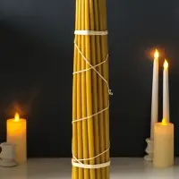 Свечи алтарные конусные №6 (набор 30 шт.), восковые, 48 см