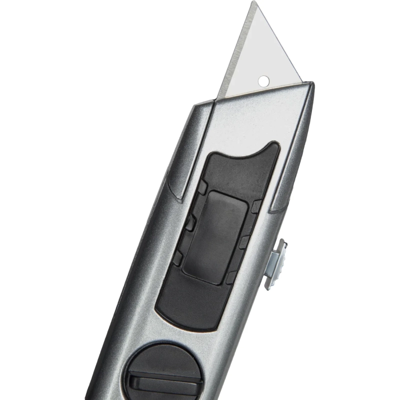 Нож универсальный Attache Selection 19мм выдвижной,трапец.,алюм.корпус