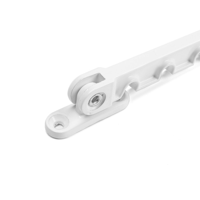 Ограничитель оконный, металлический  для окон ПВХ, белый