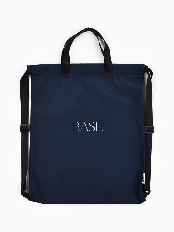 Мешок для обуви  Мешок для обуви "Base", цвет графит, два вида ручек, 41х31 см