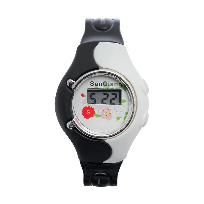Часы наручные электронные, детские Часы наручные электронные, детские "Волна", ремешок силикон