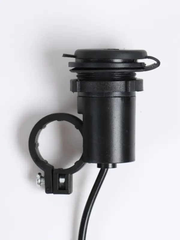 Зарядное устройство на руль мотоцикла, USB, 1.5 А, 24 В, провод 120 см