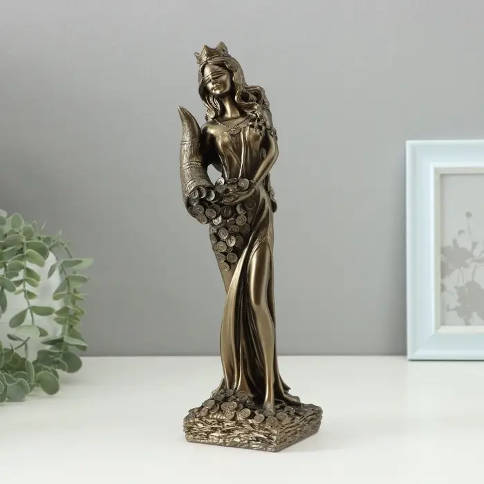 Фигура гипс &laquo;Фортуна&raquo;, под бронзу, 30 см