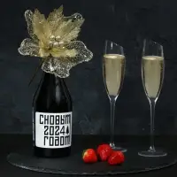 Украшение на бутылку «Любовь»