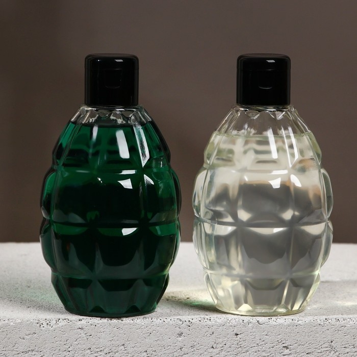 Подарочный набор «Арсенал настоящего мужчины», гель для душа 300 мл и шампунь для волос 300 мл, HARD LINE