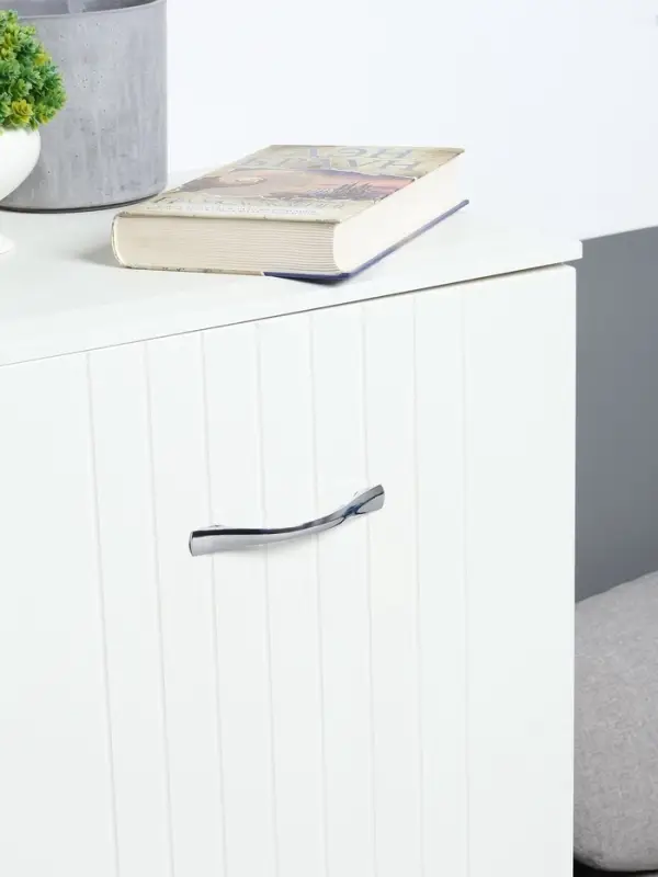 Ручка-скоба мебельная ТУНДРА РС136CP, м/о 96 мм, цвет хром