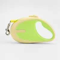 Рулетка - поводок для собак, лента 3 метра, зелёная