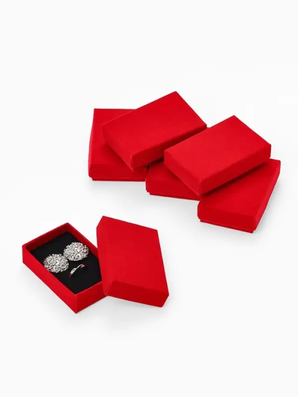 Набор коробочек подарочных 6 шт. под набор &laquo;Бархат&raquo;,5&times;8, цвет красный (1715296)