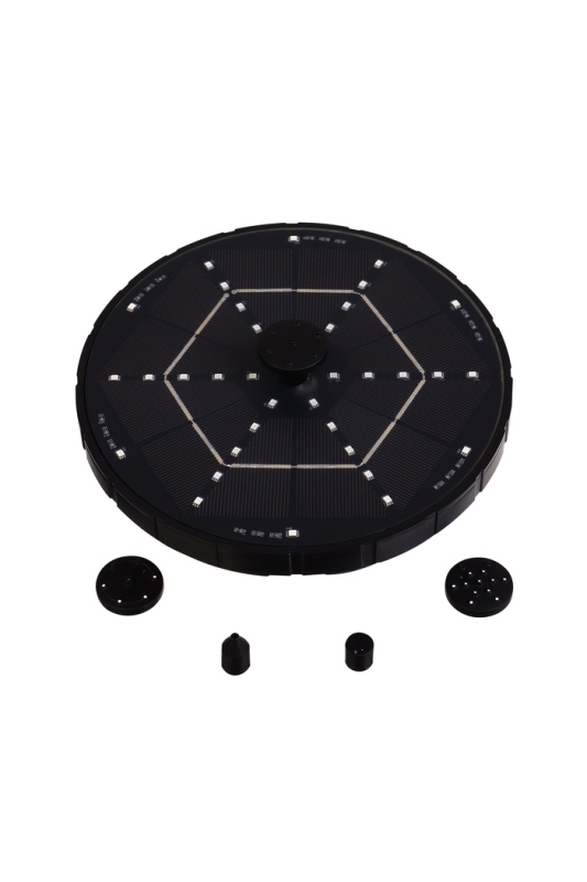 Фонтан на солнечной батарее,  h=0,55 метра, 180 л/ч, 7 Вт,  LED-подсветка, JT-180-36LED Фонтан на солнечной батарее,  h=0,55 метра, 180 л/ч, 7 Вт,  LED-подсветка, JT-180-36LED