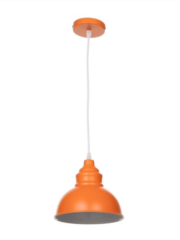 Светильник Paul 1х40Вт Е27 пр-1м неон оранжевый 20х20х17,5см