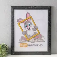 Фоторамка для фото 40&times;50 см Keep memories Luxe Elegance, пластик, чёрный, (пластиковый экран)