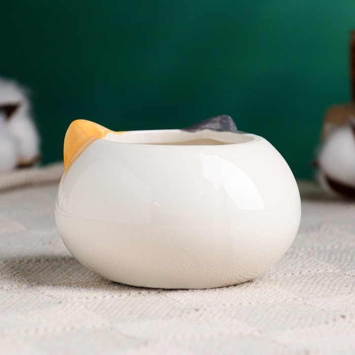 Горшок Горшок "Котенок" 9х6см, МИКС