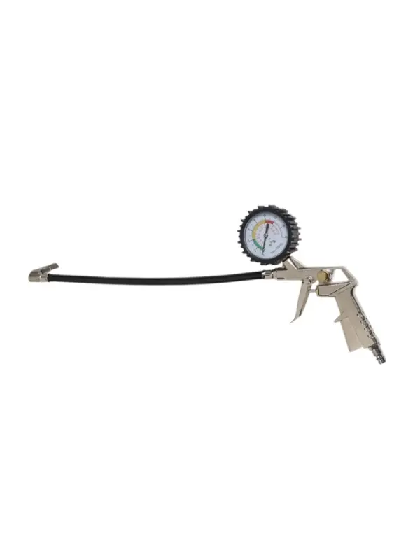 Пистолет пневматический для подкачки шин ТУНДРА, до 8 бар, шланг 400 мм