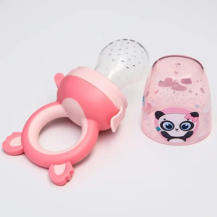 Ниблер для прикорма с силиконовой сеточкой «Пандочка», р-р сеточки L