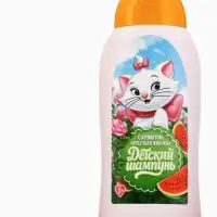 Детский шампунь для волос, аромат: арбузная жвачка, 300 мл, &laquo;Кошечка&raquo;