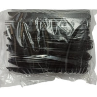 Нож одноразовый черный ЛЮКС 17см 3000 шт/кор