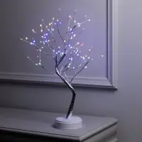 Светодиодный куст &laquo;Ива&raquo; 45 см, 108 LED, постоянное свечение, от батареек AAx3, USB, свечение мульти