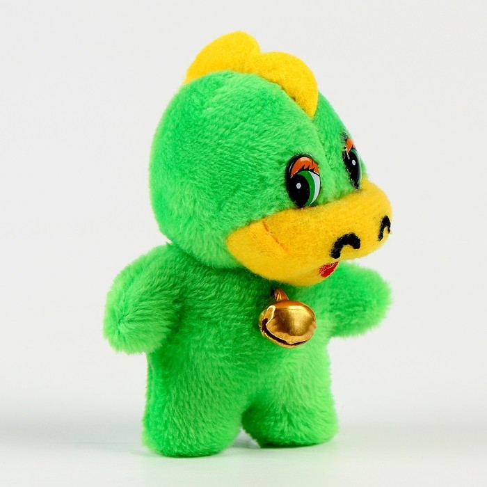 Мягкая игрушка-магнит «Дракон» с колокольчиком, 8 см, цвет МИКС Мягкая игрушка-магнит «Дракон» с колокольчиком, 8 см, цвет МИКС