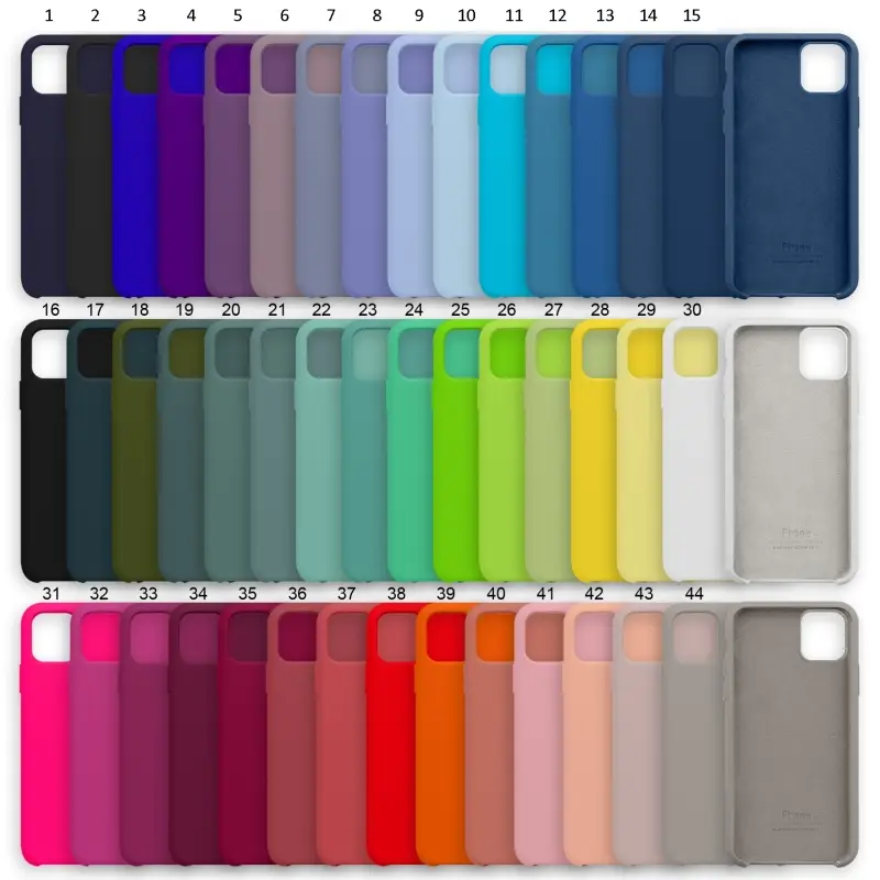 Чехол iPh 11 Pro Max Silicon Сase APL WS (с лого) Чехол iPh 11 Pro Max Silicon Сase APL WS (с лого)