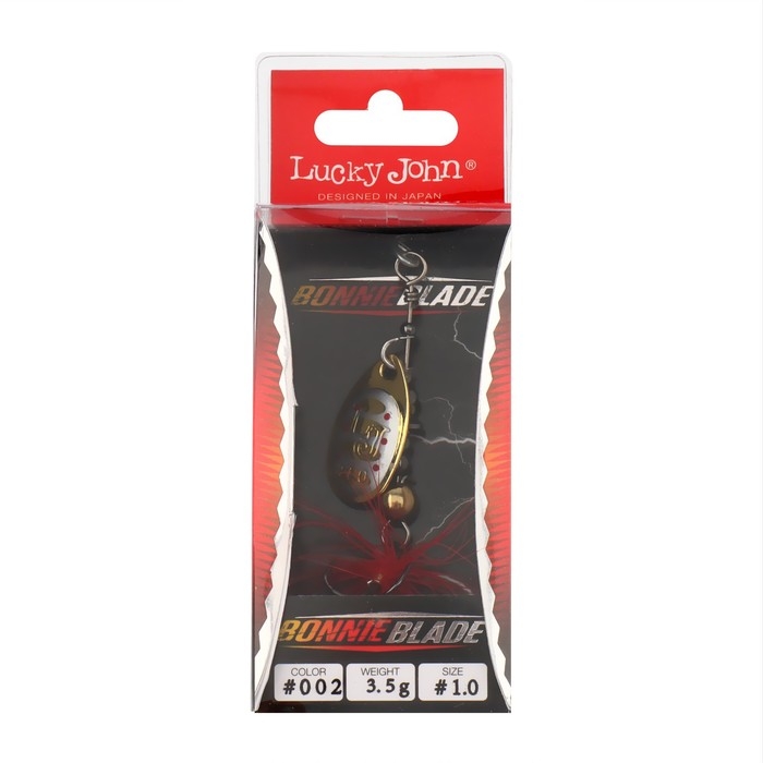 Блесна вращающаяся Lucky John BONNIE BLADE 01, 3.5 г, цвет 002 Блесна вращающаяся Lucky John BONNIE BLADE 01, 3.5 г, цвет 002