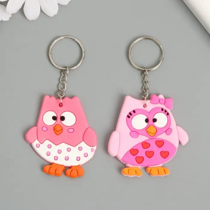 Брелок резина Брелок резина "Совёнок в скорлупе" 5х4 см