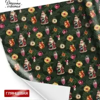 Бумага упаковочная глянцевая &laquo;Советская&raquo;, 1 лист, 70&times;100 см