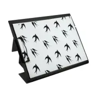 Планшет-трансформер А4 с зажимом "Steel&Style", пластик (полифом), 1800мкм, серебристый металлик 110