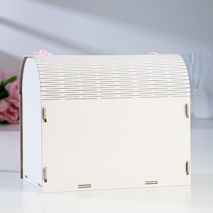 Семейный банк Семейный банк "Цветочный", бело-розовый, 23,5х17х20 см