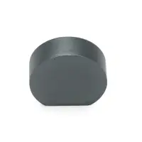 Ручка-кнопка мебельная CAPPIO RK147, d=26 мм, графит