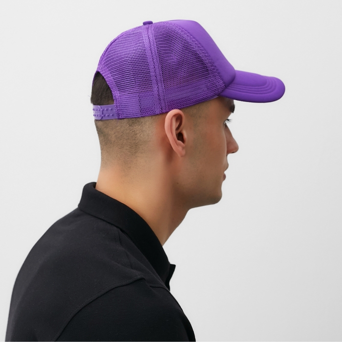 Бейсболка с сеткой MINAKU, цв фиолетовый, р-р 56-58 Бейсболка с сеткой MINAKU, цв фиолетовый, р-р 56-58