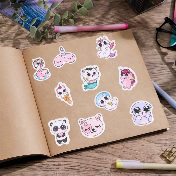 Наклейки-стикеры, набор, &laquo;Персонажи&raquo;, 10 шт