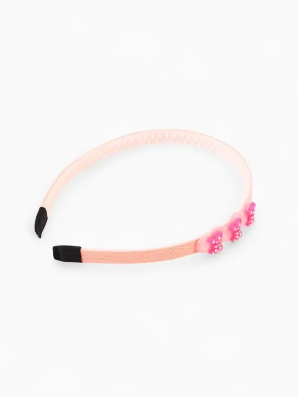 Ободок для волос розовый, Минни Маус